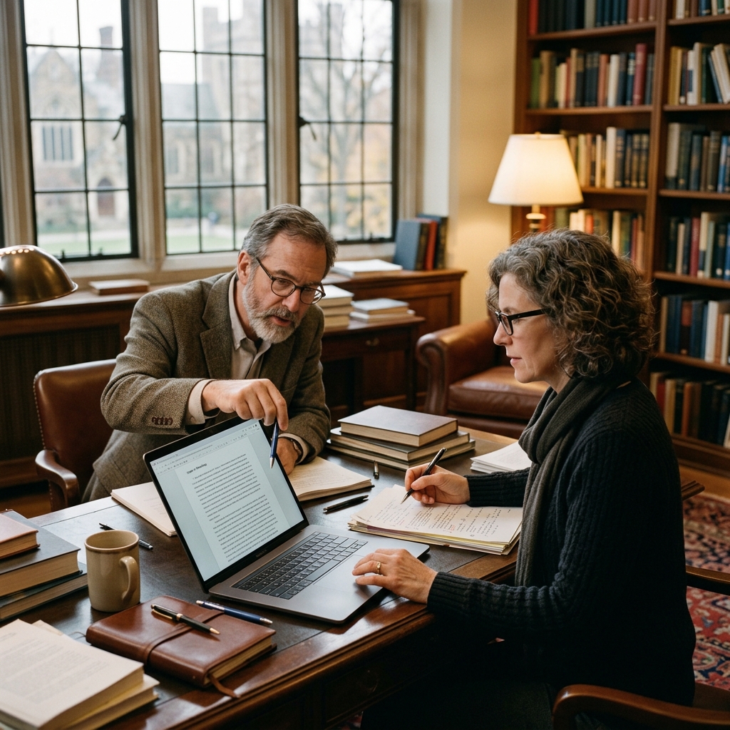 Human Crafted Academic Editing